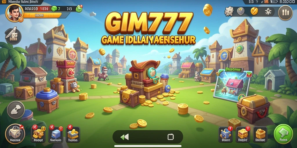 Tampilan screenshot GIM777 menampilkan gameplay yang menarik dan menyenangkan.