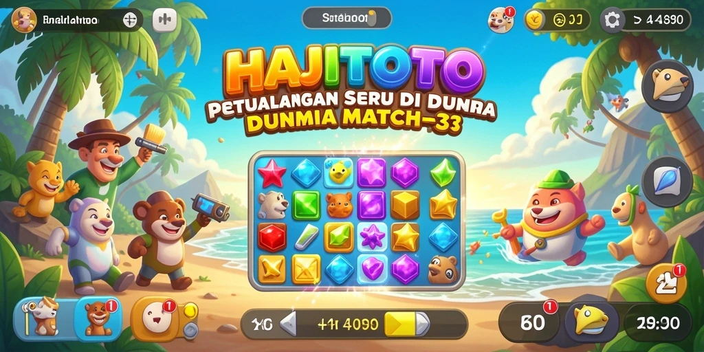 Gameplay seru HAJITOTO yang menantang di dunia Match-3.