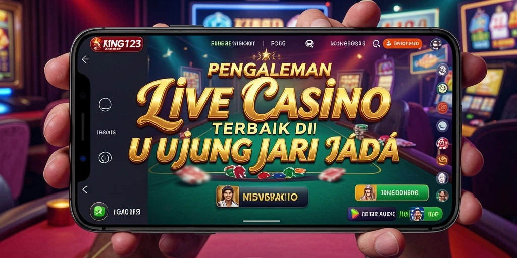 Screenshot gameplay Live Casino KING123 yang seru dan interaktif.