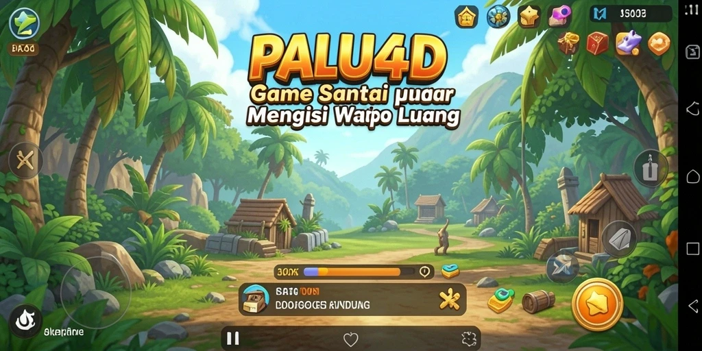 Tangkapan layar dari gameplay PALU4D yang penuh warna.
