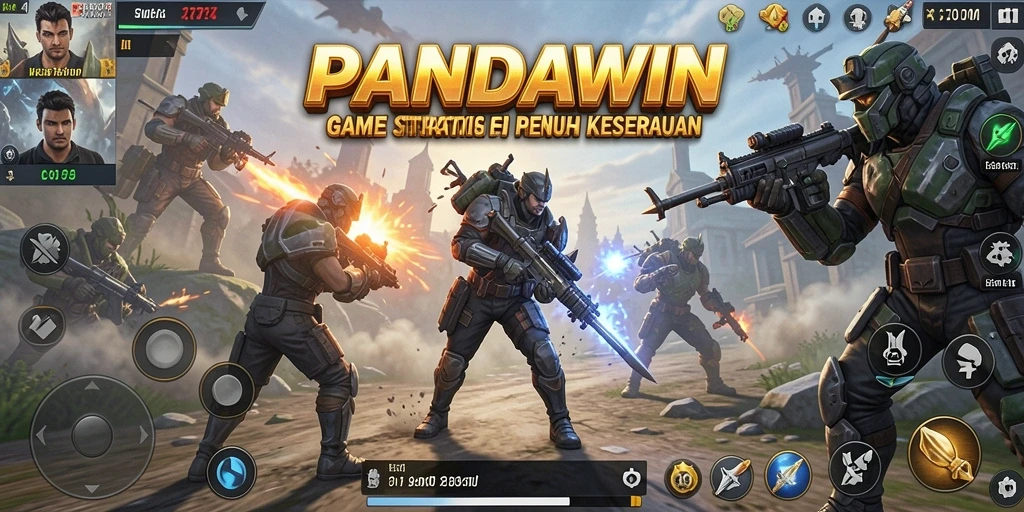 Tampilan gameplay strategis yang seru dan menantang.